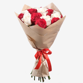 Μπουκέτο με 19 Τριαντάφυλλα Image