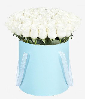 Κουτί με Λευκά Τριαντάφυλλα Image